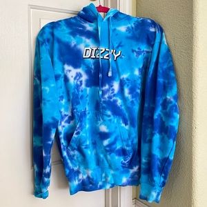 Blue Tie Dye Hoodie - Fanjoy